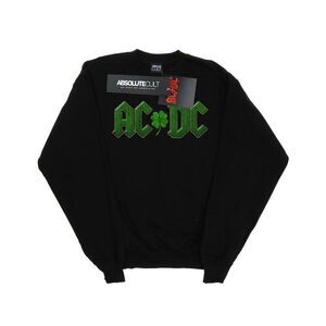 AC/DC Mens Shamrock Logo Sweatshirt / Black